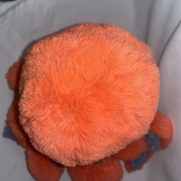 Manhattan Toy Co  Octopus Aqua Blue Coral Orange Tentacles Very Soft Clean Plush - Picture 8 of 15